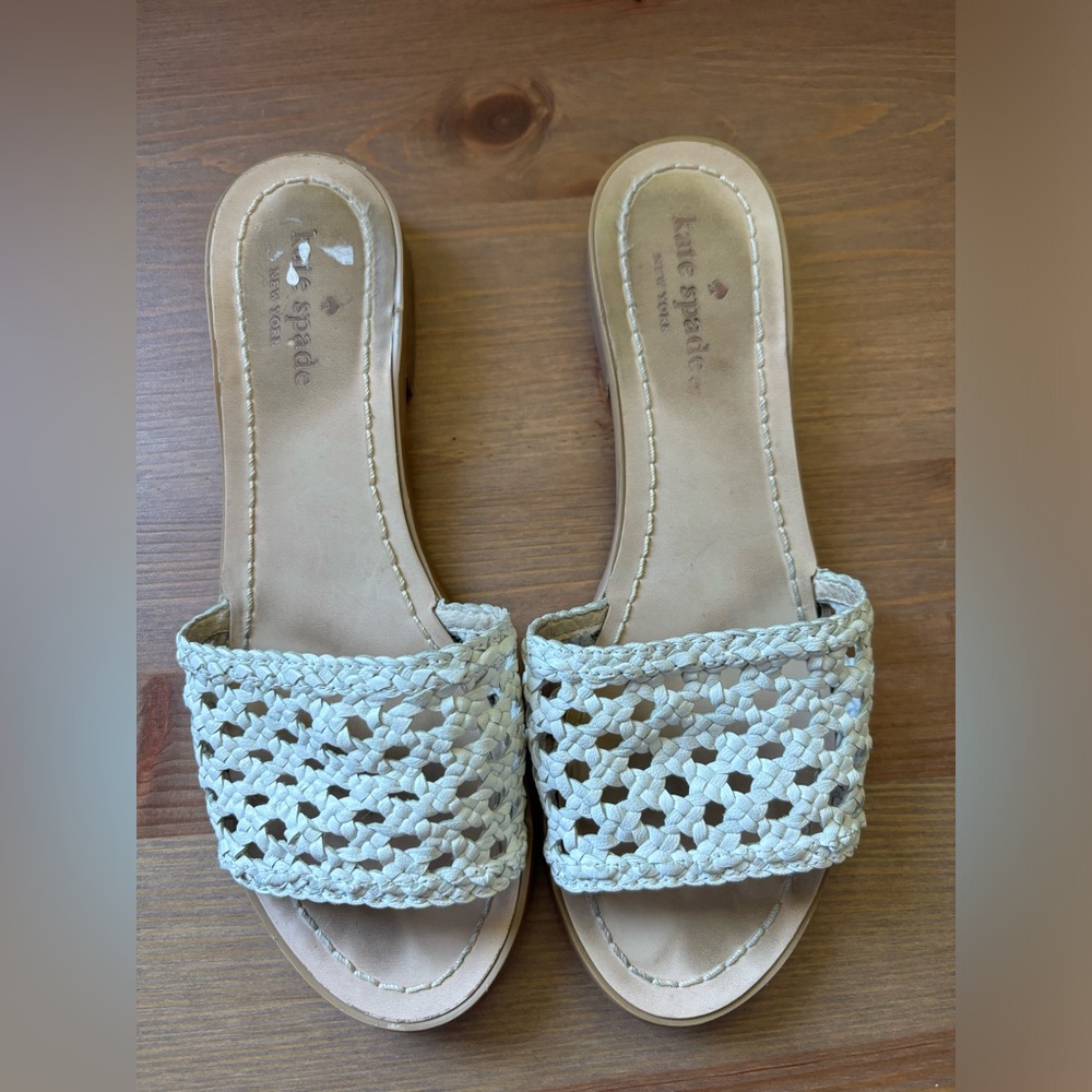 Kate Spade Woven Sandal size 7